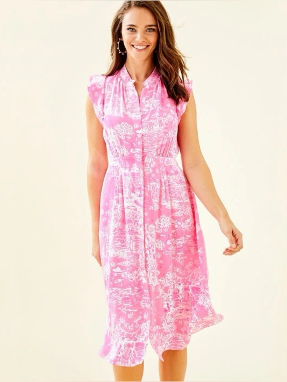 Lilly Pulitzer Silk Midi Dress